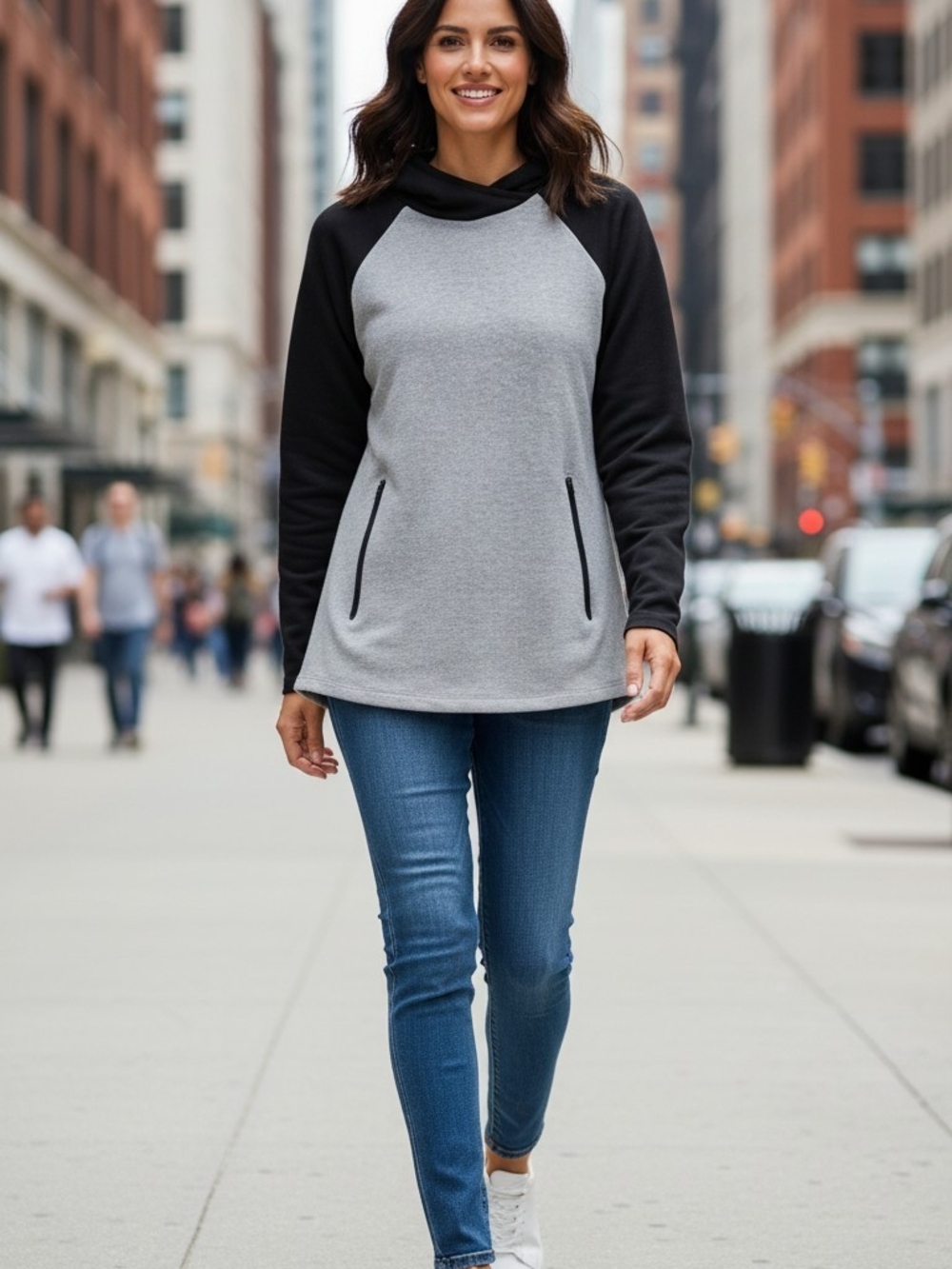 MTA Sport Two-Tone Pullover Hoodie